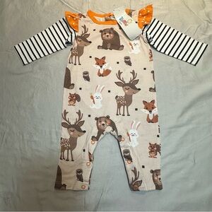 Puppy Mini - NWT - Animal Print Baby Romper/Jumpsuit